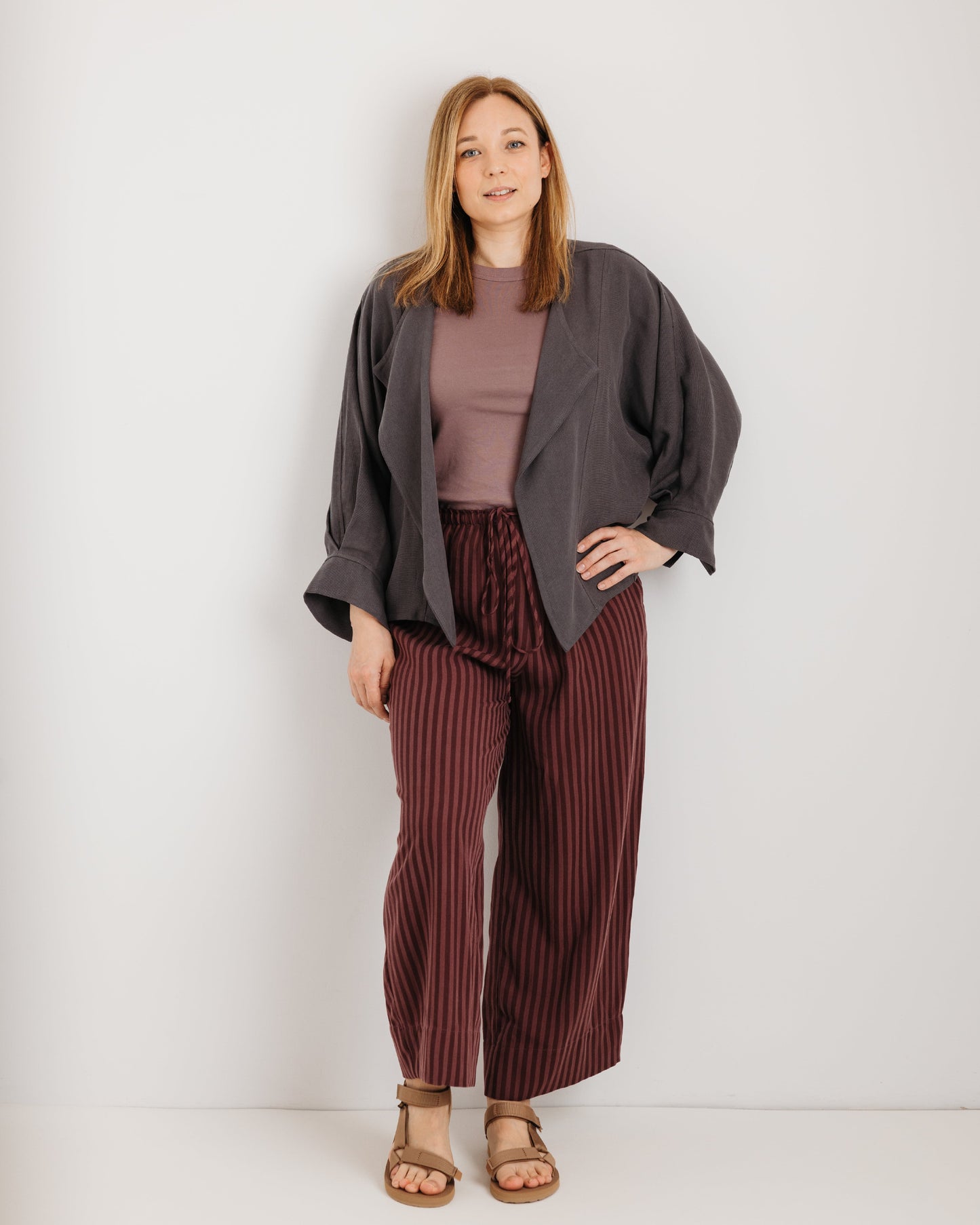 the Stella Jacket - Charcoal Grey