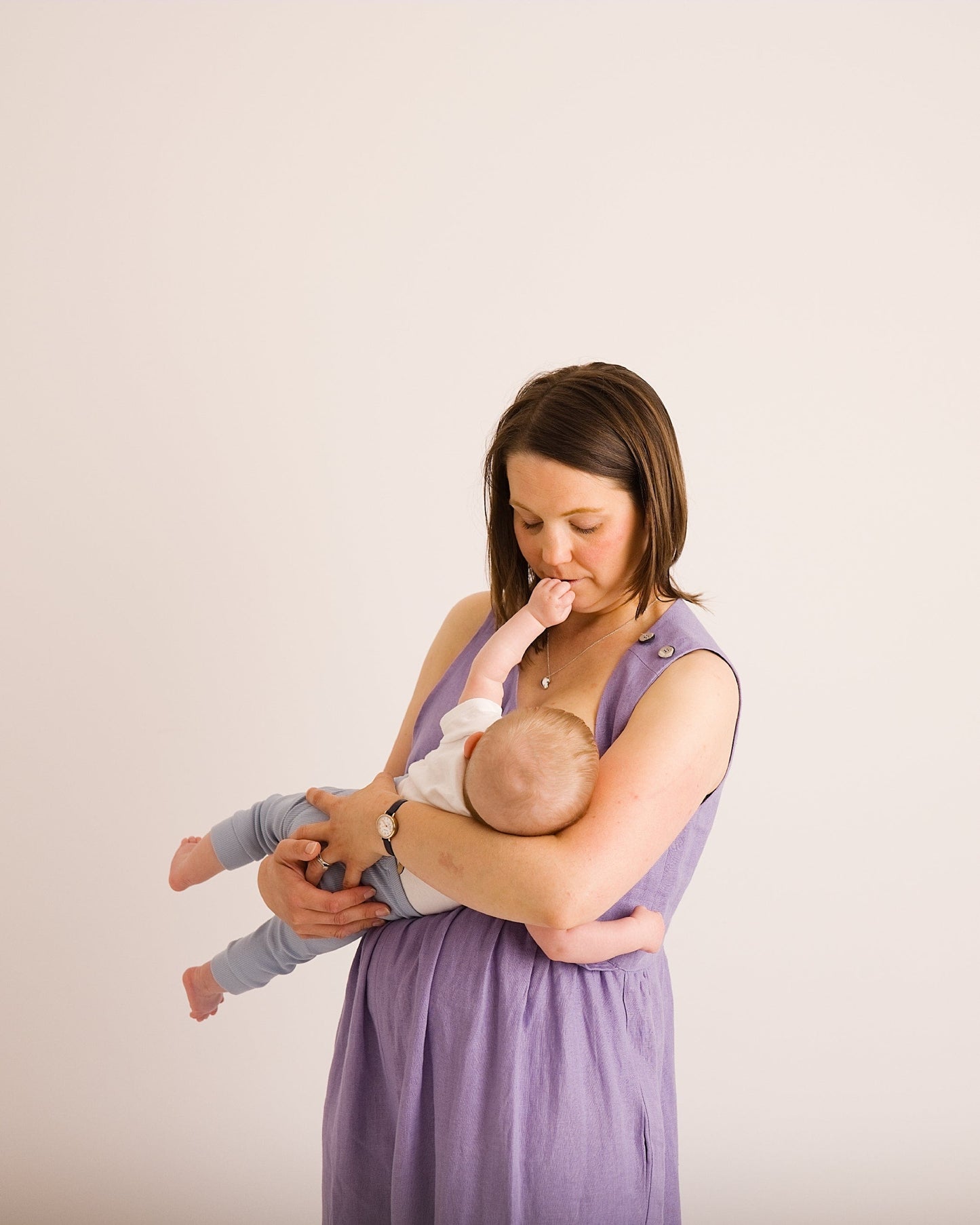 Linen Jumpsuit - Ada - Lavender