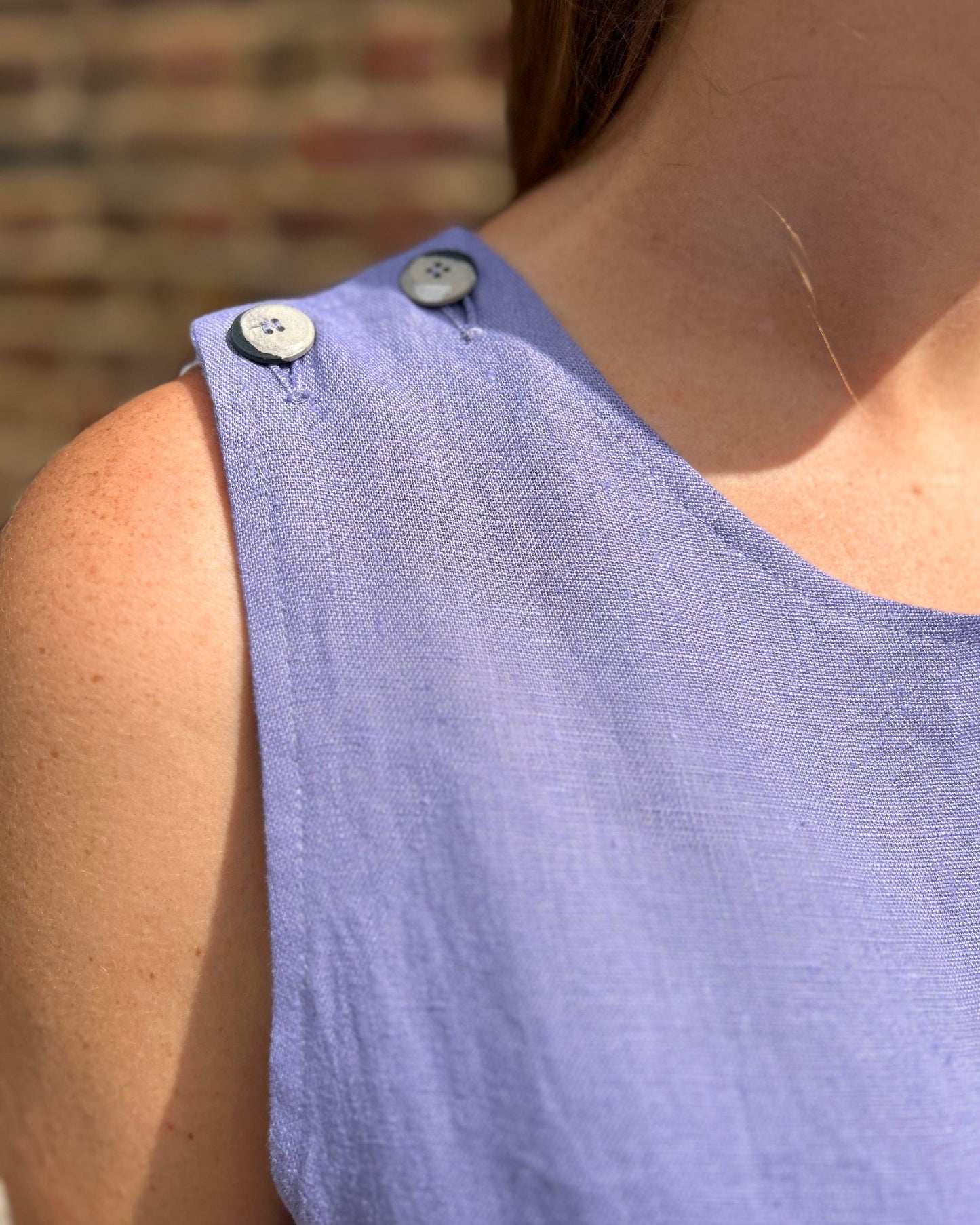 Linen Jumpsuit - Ada - Lavender