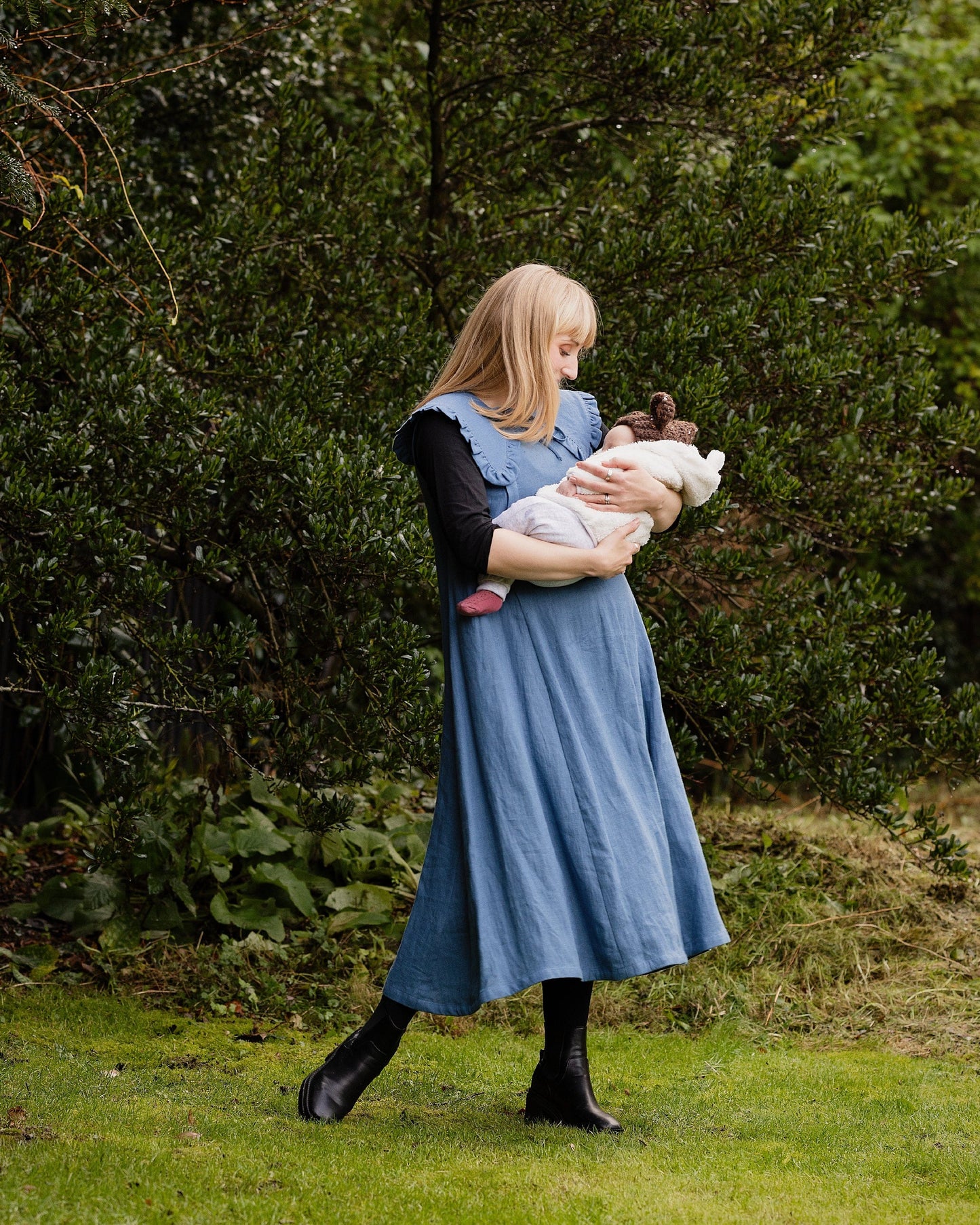 Linen Dress | Aegean Blue | Journy