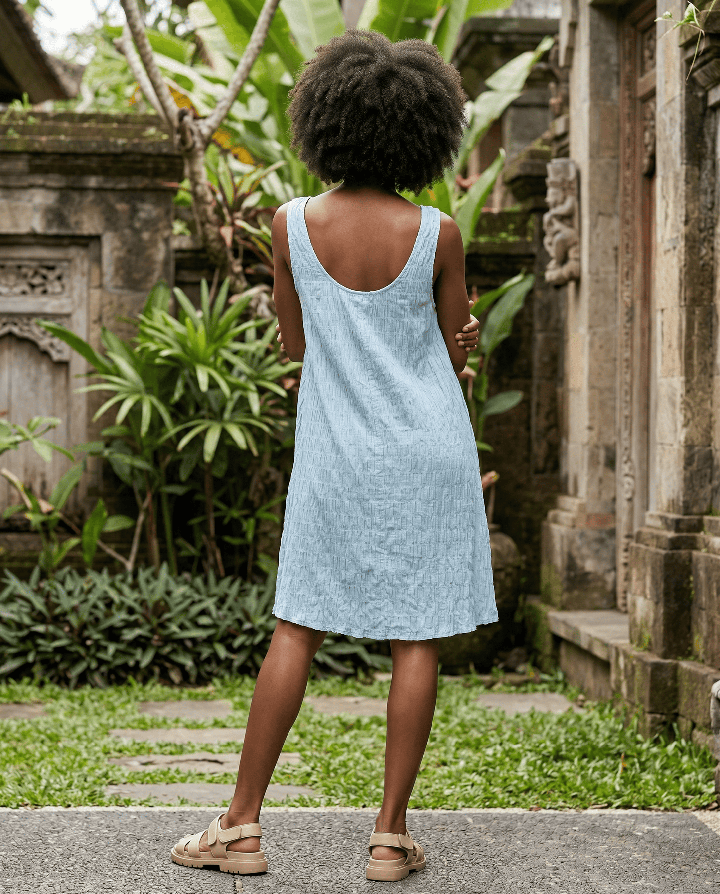 Roxy Dress - Island Blue