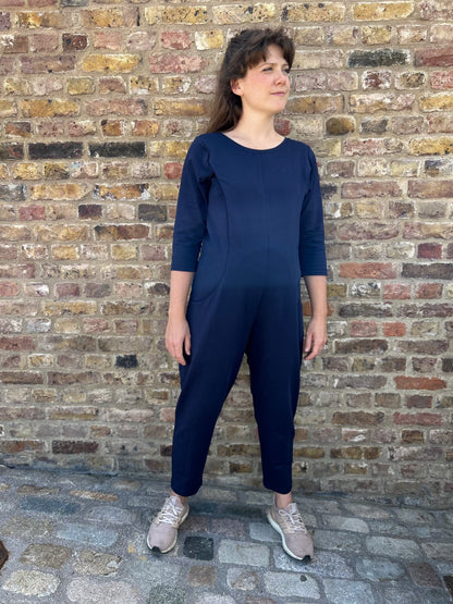 Etta Jumpsuit - French Terry - Navy