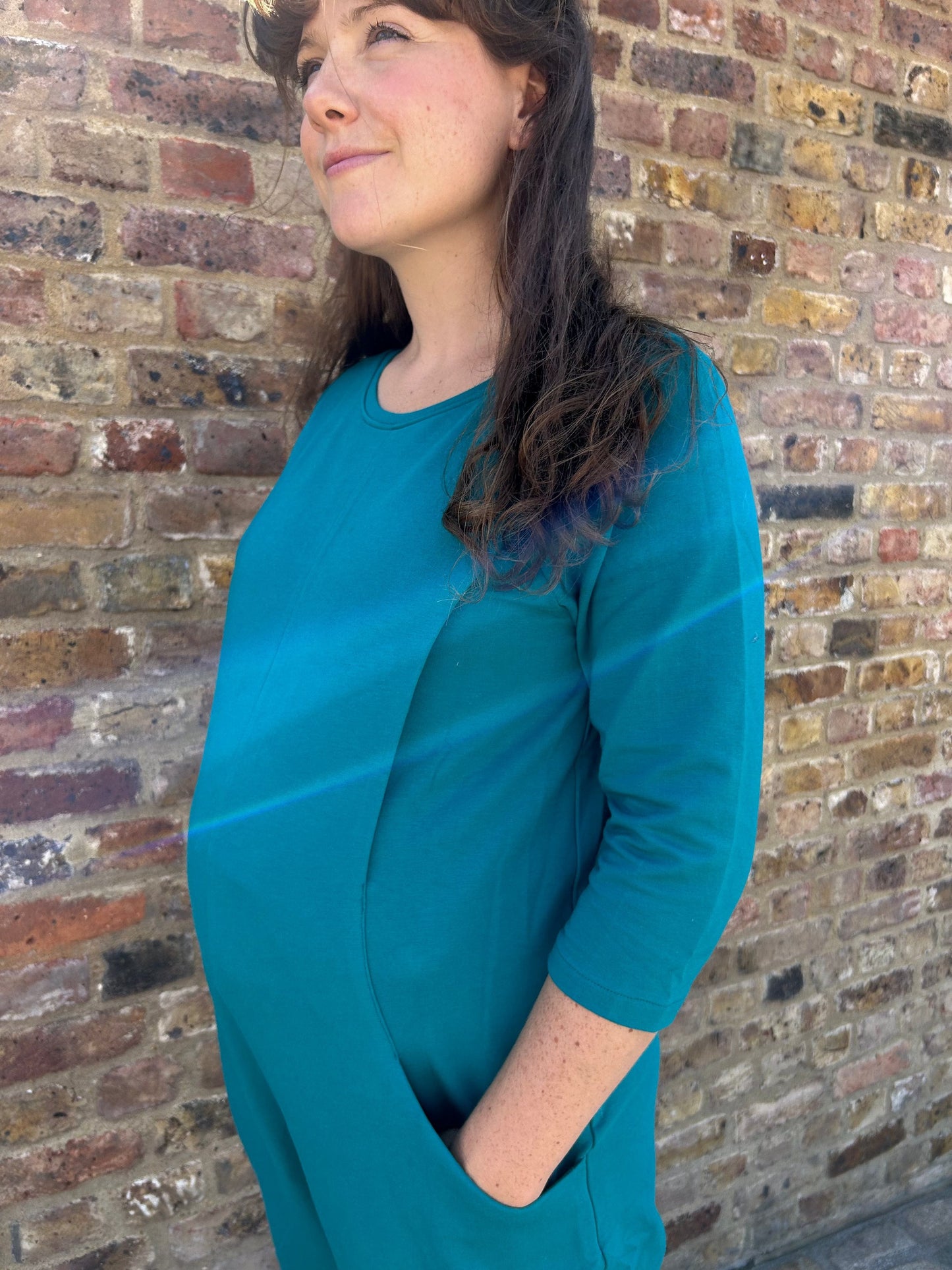 Etta Jumpsuit - French Terry - Teal