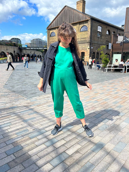 Etta Jumpsuit - French Terry - Green