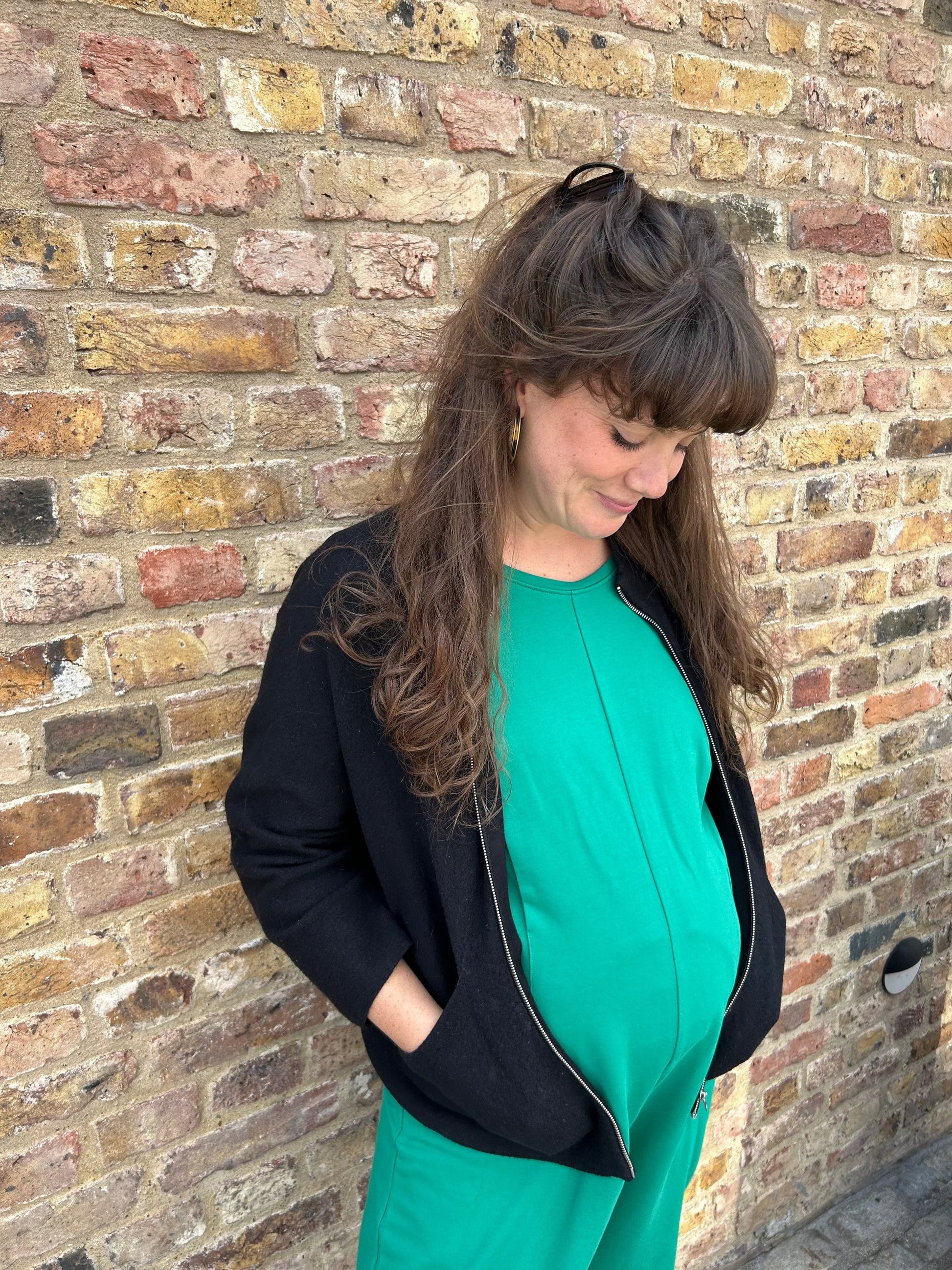 Etta Jumpsuit - French Terry - Green