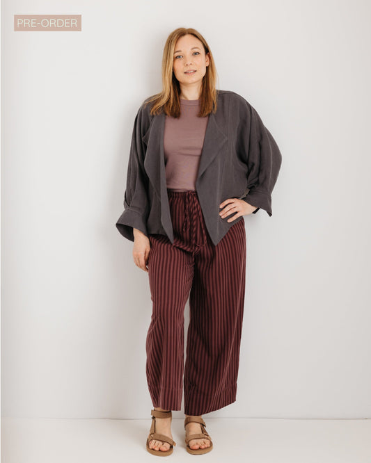 the Stella Jacket - Charcoal Grey
