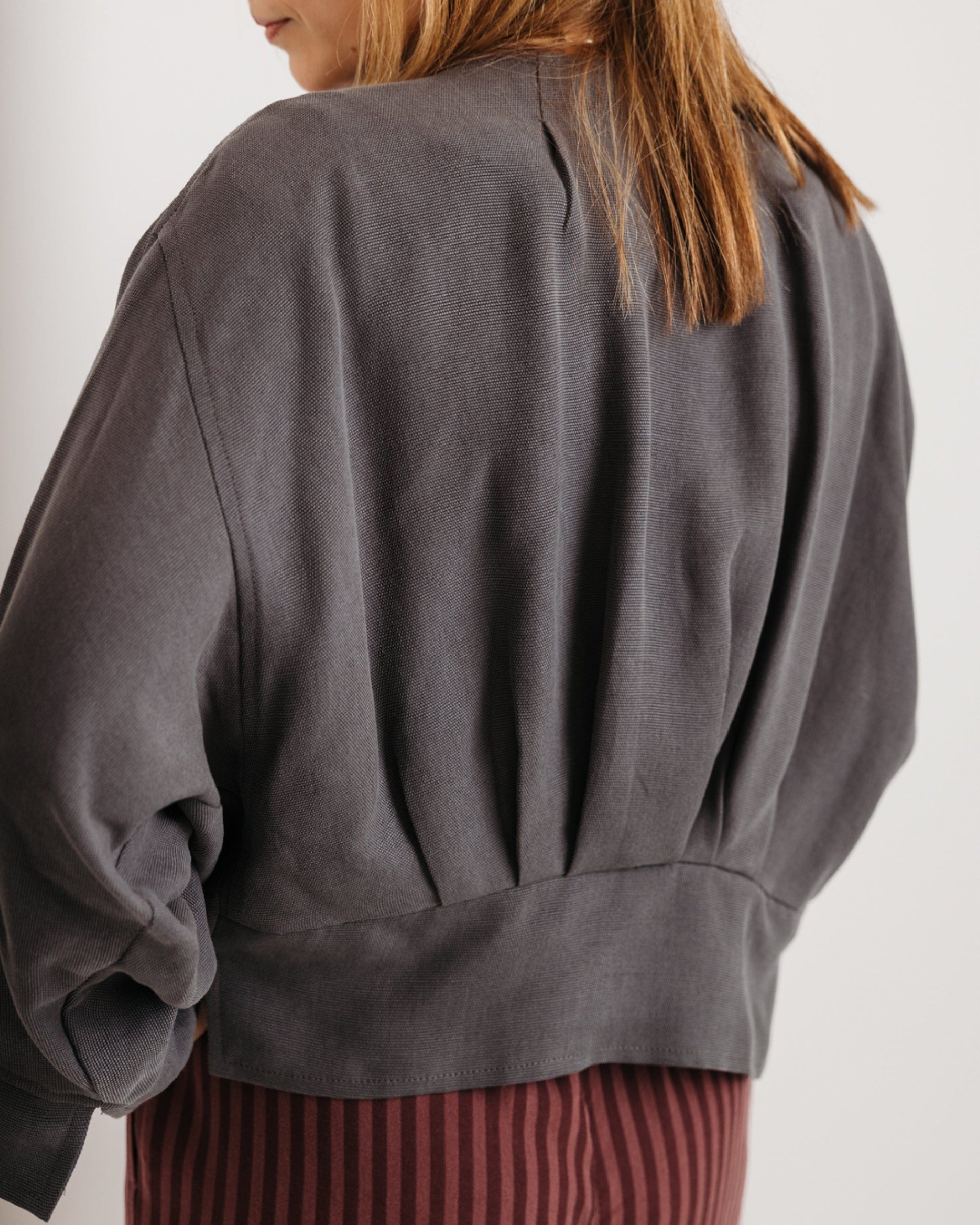 the Stella Jacket - Charcoal Grey