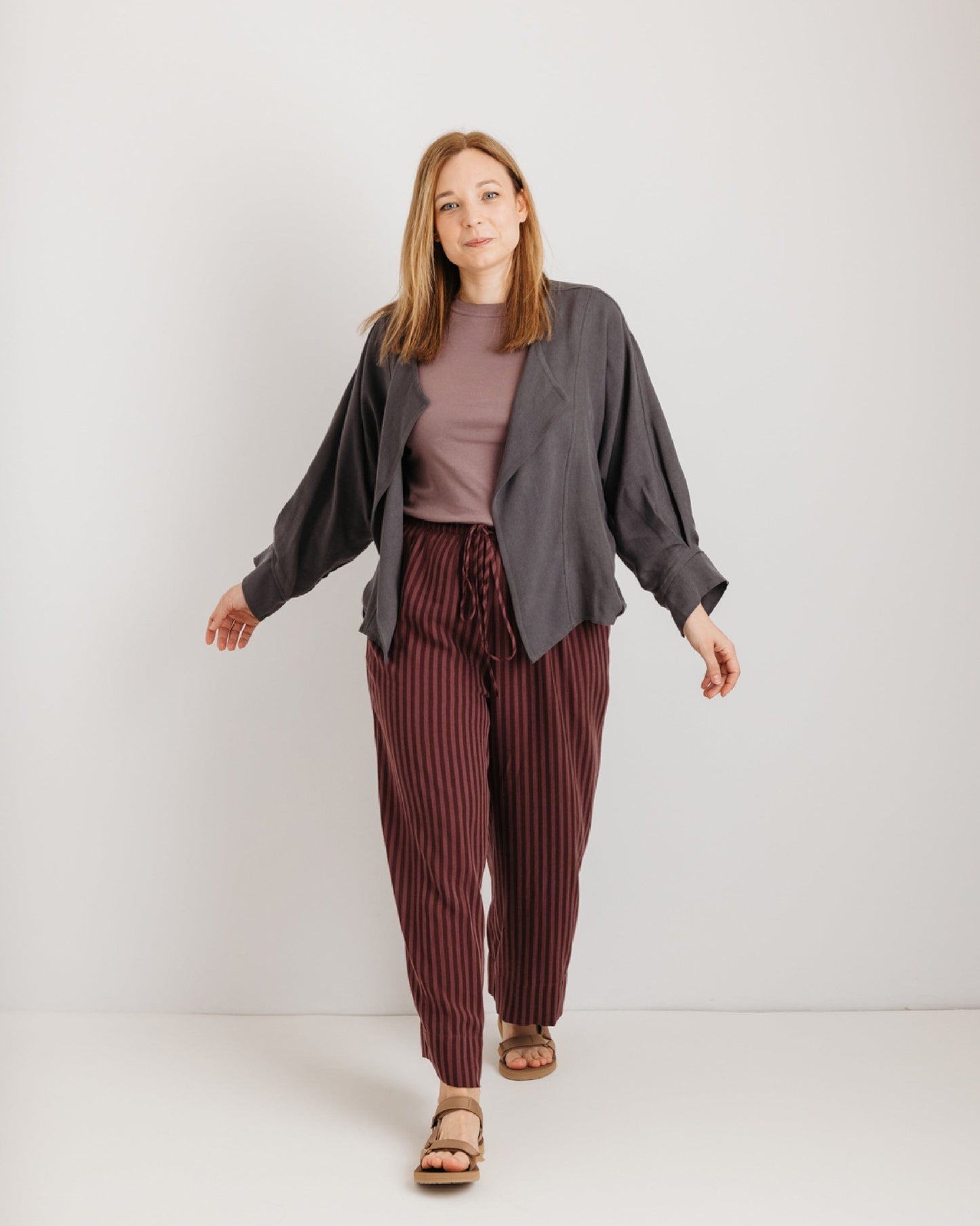 the Stella Jacket - Charcoal Grey