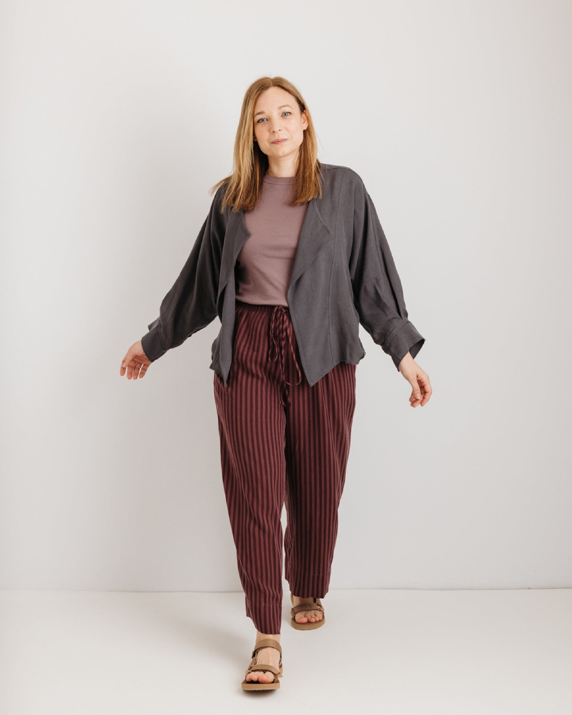 the Stella Jacket - Charcoal Grey