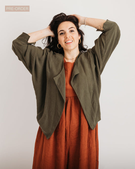 the Stella Jacket - Khaki Green
