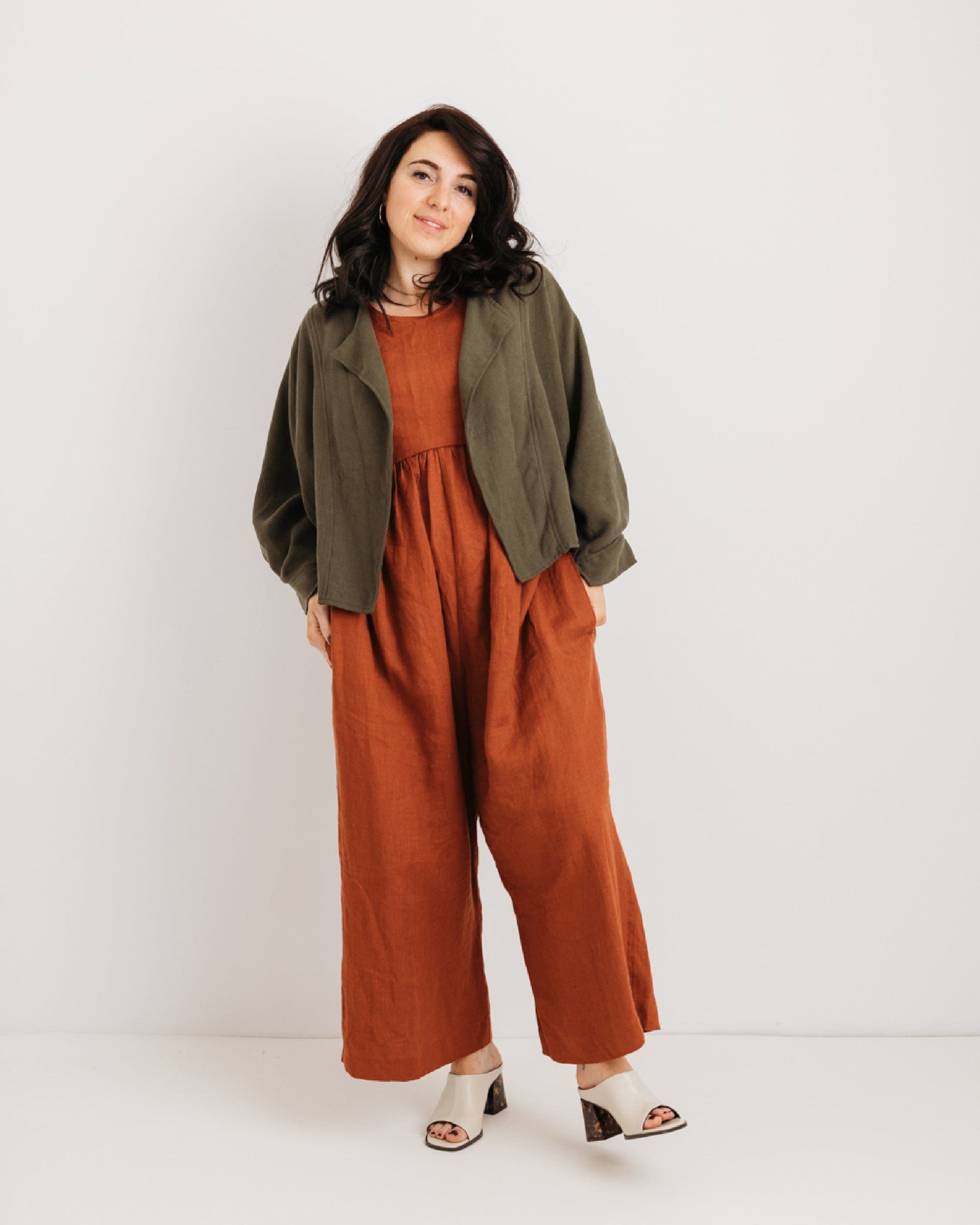 the Stella Jacket - Khaki Green