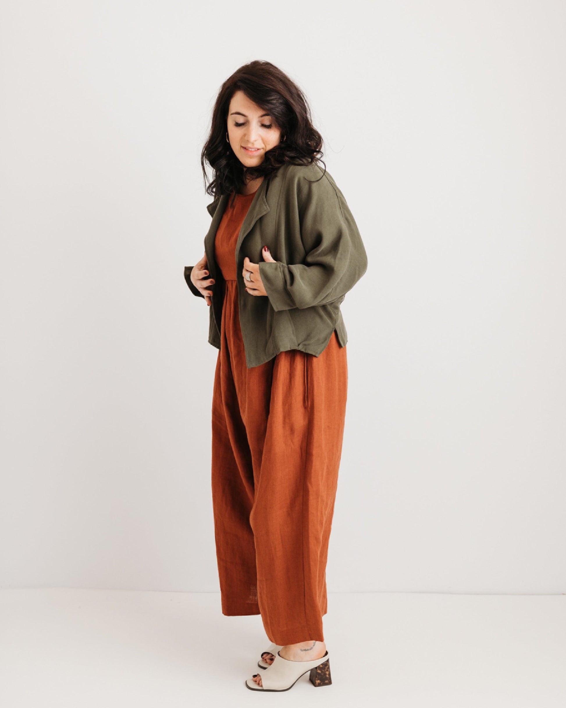 the Stella Jacket - Khaki Green