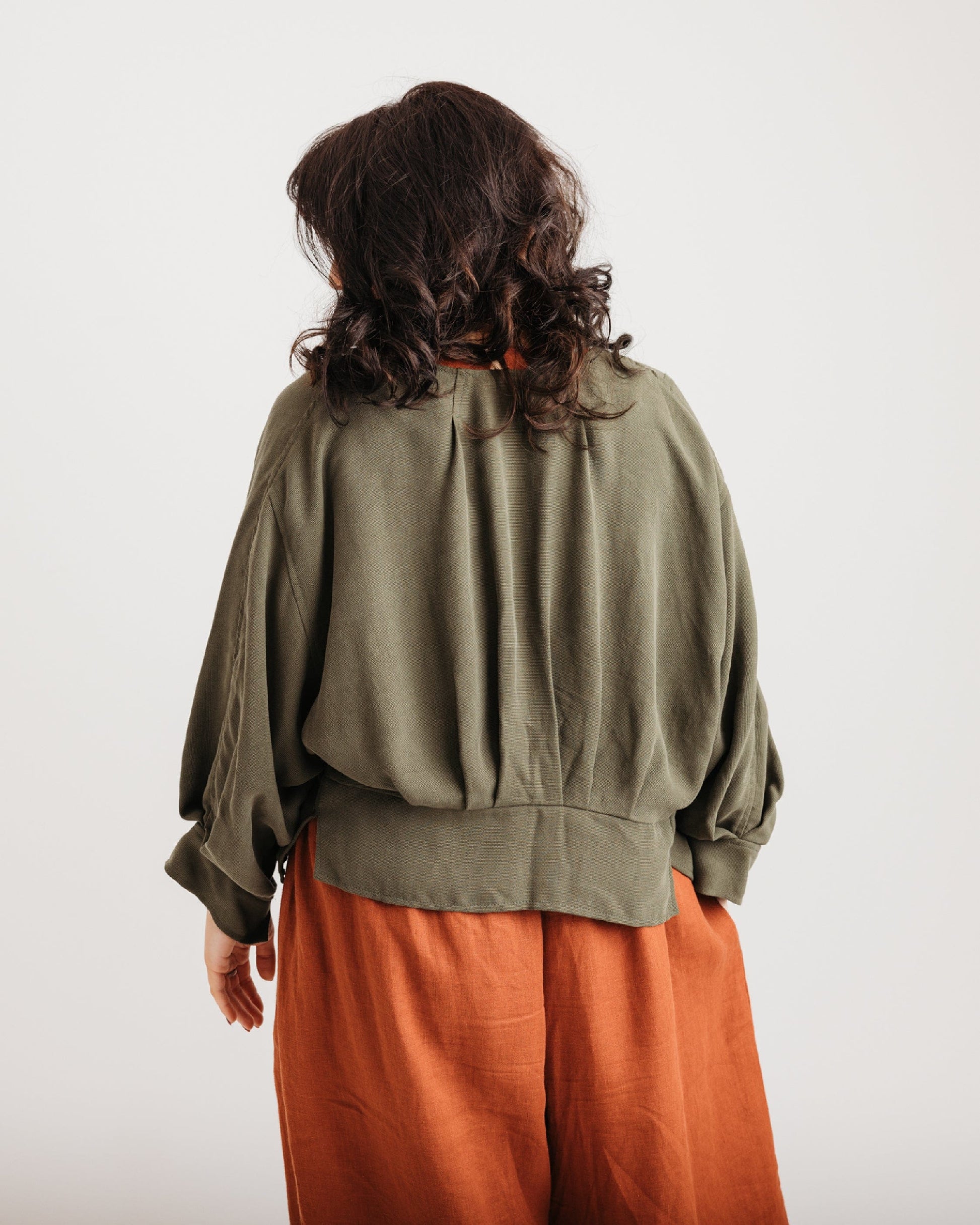 the Stella Jacket - Khaki Green