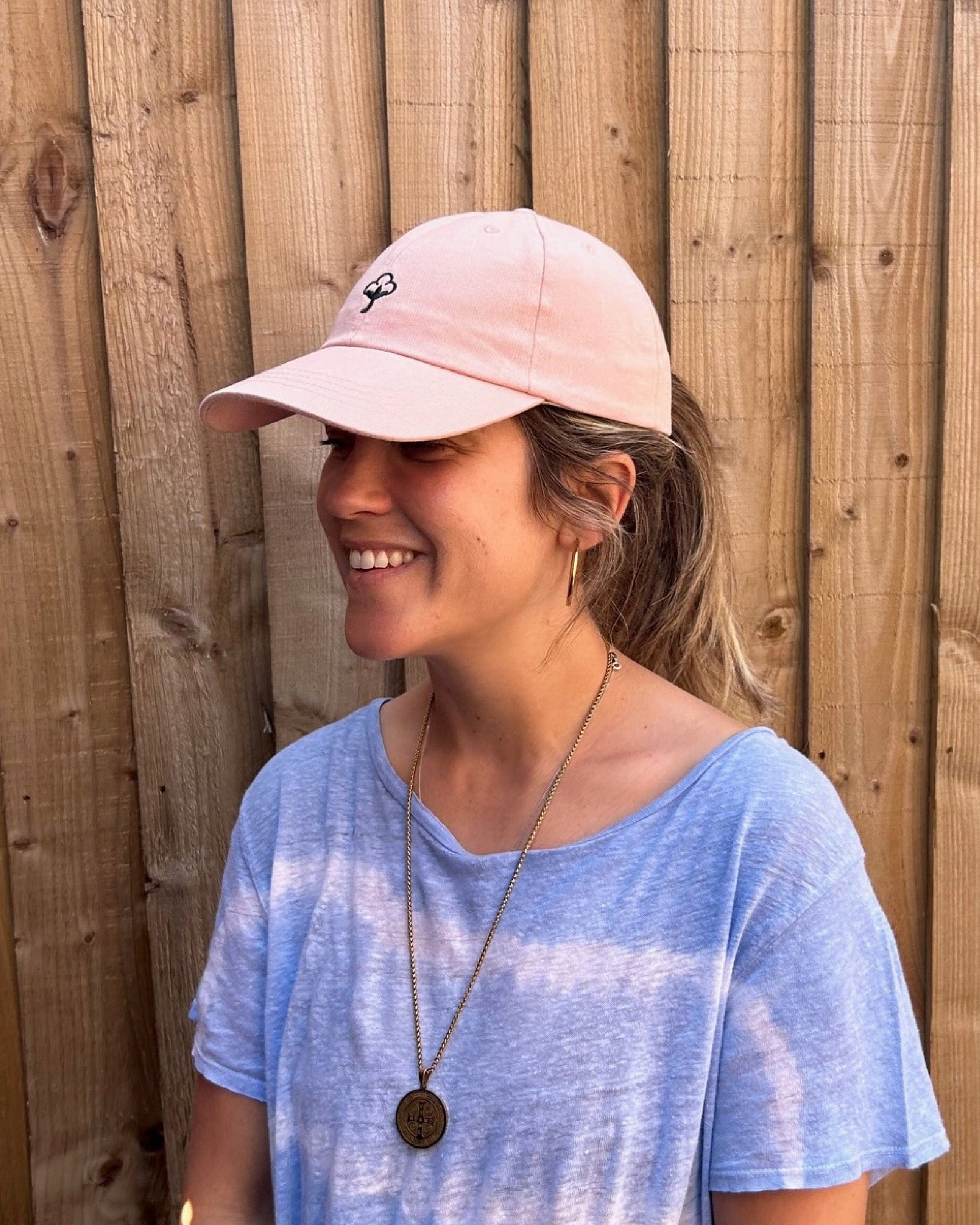 Embroidered Washed Peach Cap | Accessories | Journy