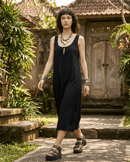 Coral Dress - Black