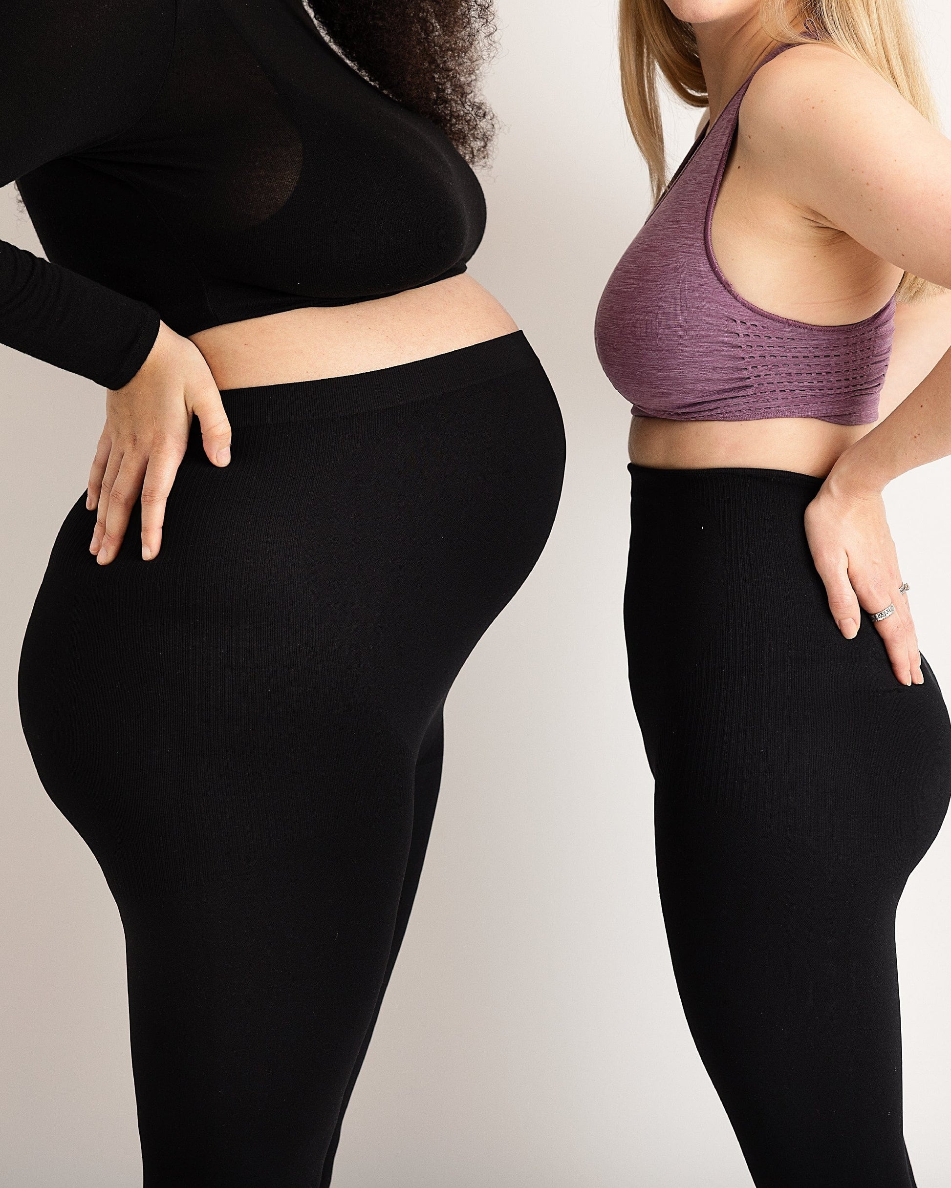 Penny Leggings - Maternity + Postpartum Leggings - Bump Supporting - Black