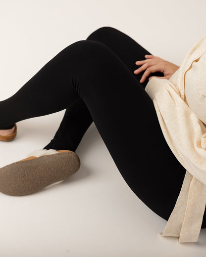 Penny Leggings - Maternity + Postpartum Leggings - Bump Supporting - Black