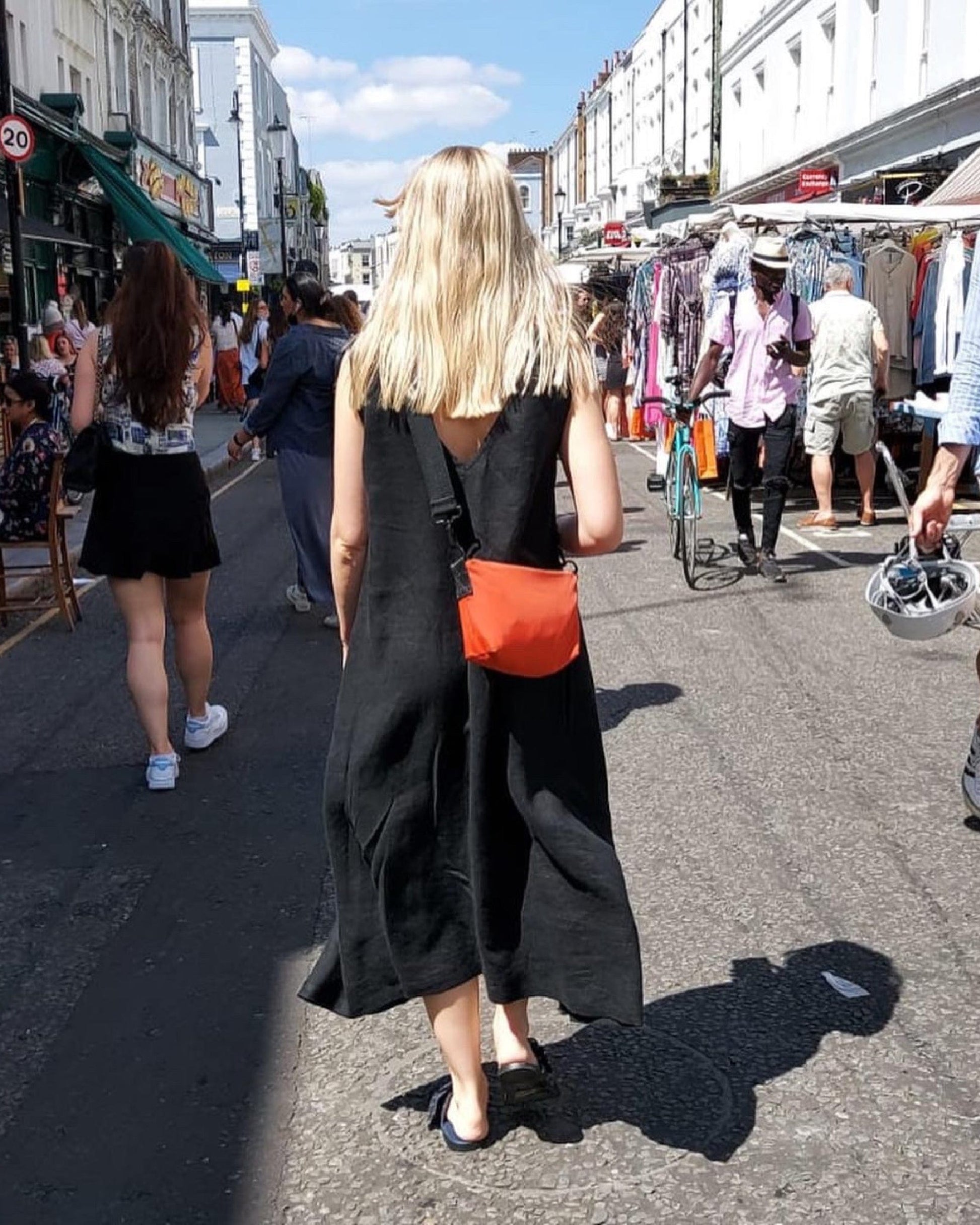 Linen Lucy Dress | Black Linen | Journy