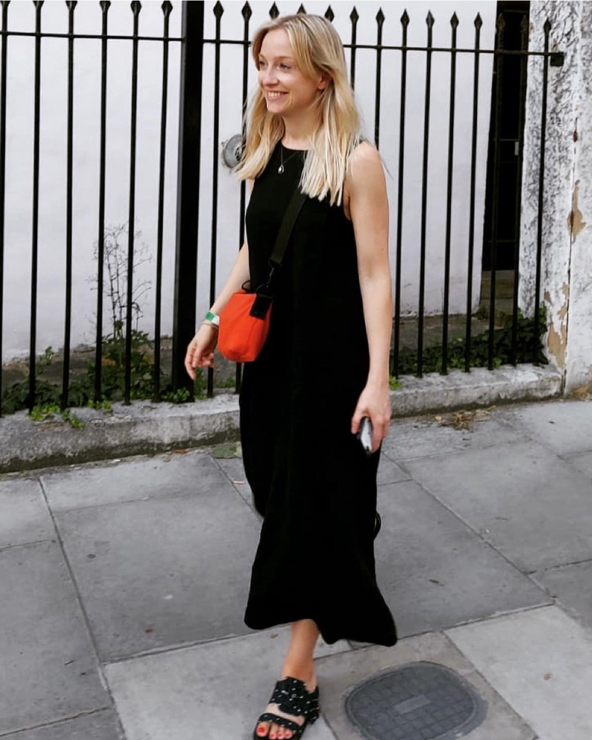 Linen Lucy Dress | Black Linen | Journy