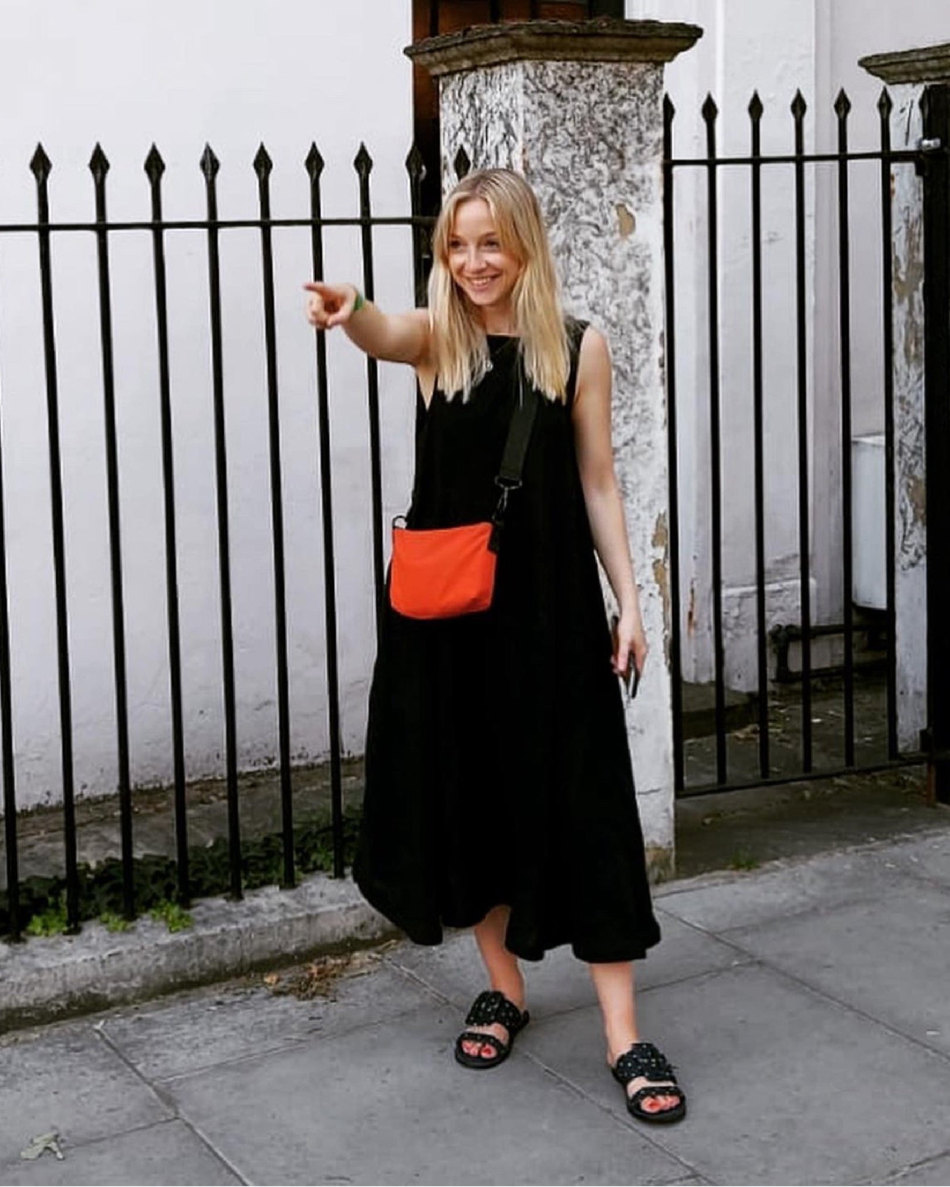 Linen Lucy Dress | Black Linen | Journy