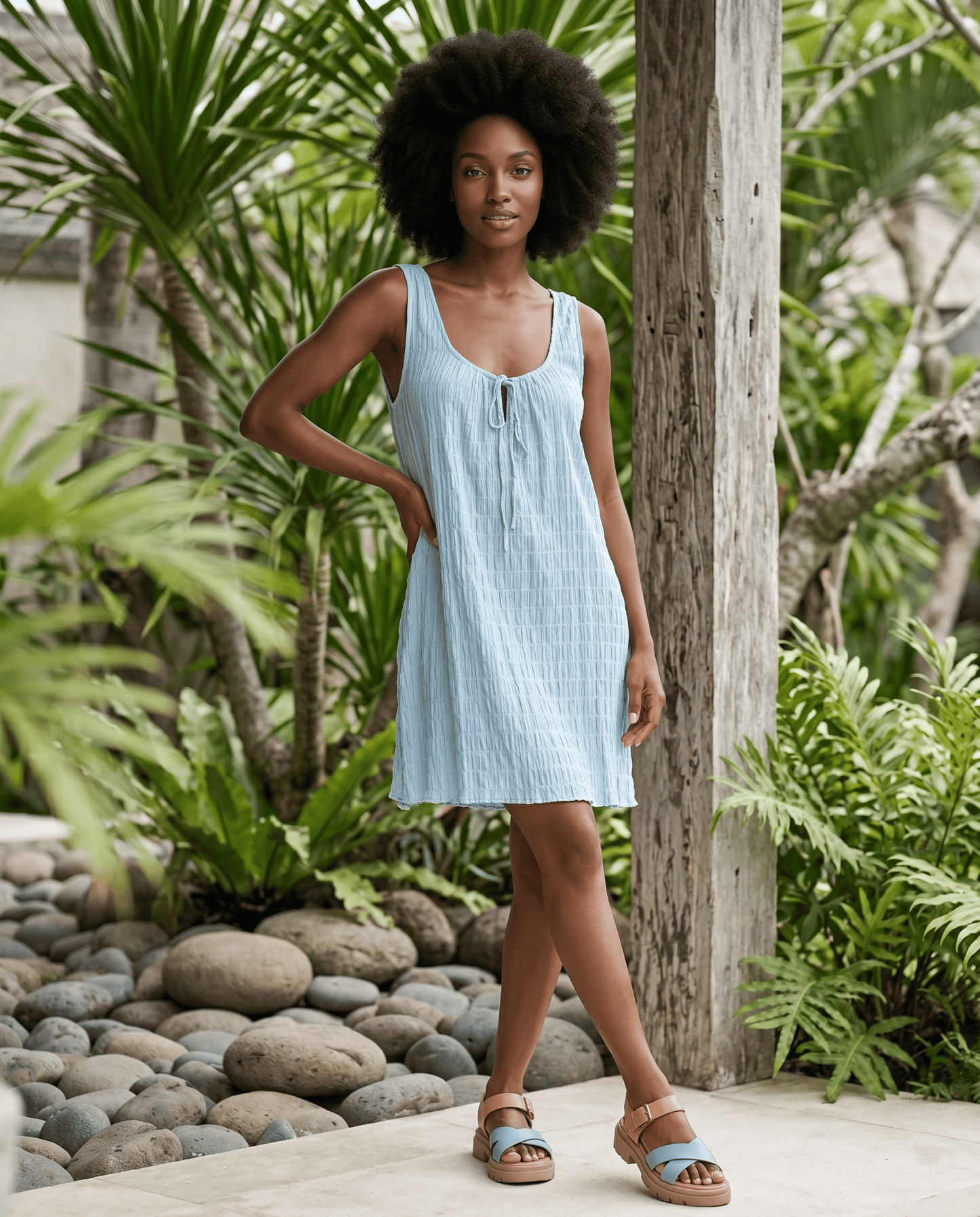 Roxy Dress - Island Blue
